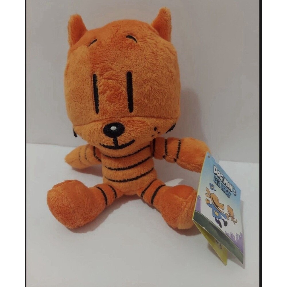 Dog Man Li'l Petey Plush 7" Dream Works Merry Makers Stuffed Animal Dav Pilkey‎
